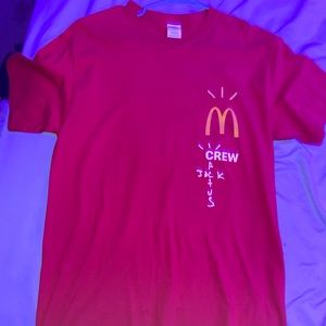 Travis scott Mcdonalds Crew Shirt